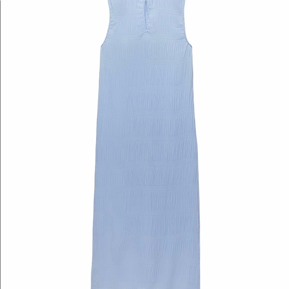 ZARA Pleated Crocheted Dress S NWT - Picture 3 of 10